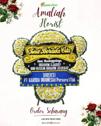 Papan Bunga Duka di Setiamanah