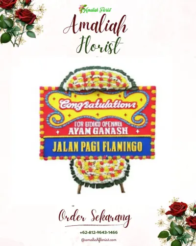 Bunga Papan Congratulation di Setiamanah